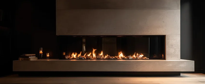Gas Fireplace Ember Bed Design Services in Davie, Florida