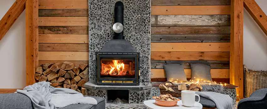 Thelin Hearth Products Direct Vent Gas Stove Fireplace Inspection in Davie, Florida