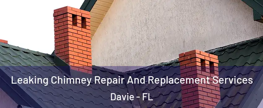  Leaking Chimney Repair And Replacement Services Davie - FL